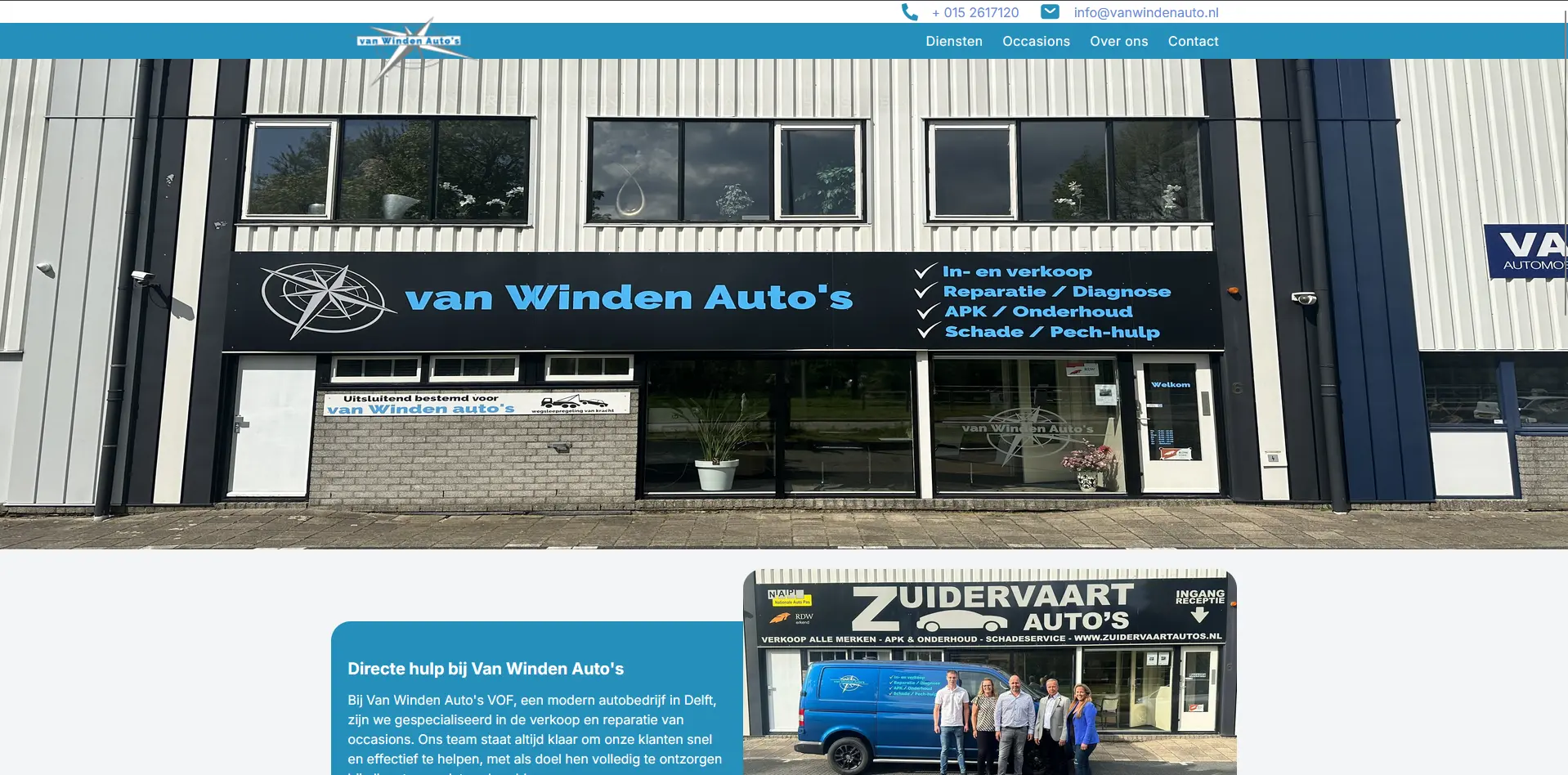 Van winden auto